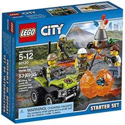 Lego City Volcano Explorers 60120 Volcano Starter Set Building Kit 83 Piece