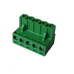 Green Connector 5.08MM Pitch L-type Top Feed 5 Way Pcb Cable Terminal Block 5PIN Plug In Screw