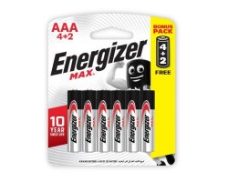 Energizer Battery Aaa 4+2FREE Max