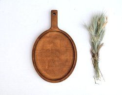 8" Oval Serving Platter Rustic Wood Serving Tray Wooden Serving Dish Wooden Platter For Appetizers Cheese Board Wood Cutting Board Bread Board Appetizer Tray Wood