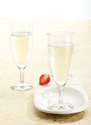 Durobor Napoli Champagne Glasses Flute Glasses 5.7-OUNCE 170 Ml Set Of 12