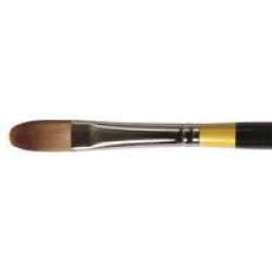 Dr. System 3 - SY42-8 Filbert Acrylic Brush - Long Handle