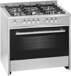 90CM Freestanding Gas Electric Cooker Stainless Steel