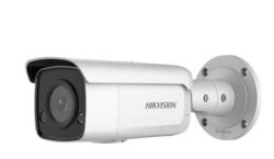 Hikvision Acusense 4MP 4MM Strobe Light And Audible Warning Fixed Bullet Network Camera - Powered-by-darkfighter