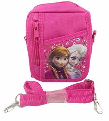 Disney Frozen Pink Queen Elsa And Princess Anna Camera Bag