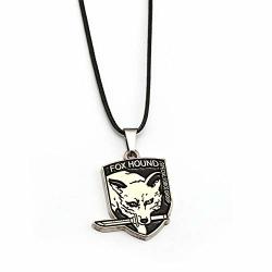 Value-smart-toys - Metal Gear Solid V The Phantom Pain Fox Hound Outer Heaven Skull Mark Necklace Pendants For Fans Favorite Gifts