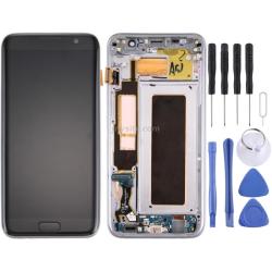 Silulo Online Store Original Lcd Screen And Digitizer Full Assembly With Frame & Charging Port Board & Volume Button & Power Button For Galaxy S7 Edge G9350 Black