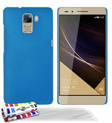 Muzzano Original Blue Lagoon Le Pearls Rigid Case For Huawei Honor 7 + 3"ULTRACLEAR Screen Protectors