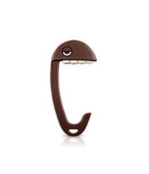 Portable Bag Hanger Holder Bagman Purse Hook Storage Multi Purpose Hooks For Travel Desk And Chair Durable Sturdy Cute Brown
