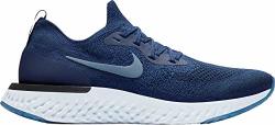 Nike Men's Epic React Flyknit Running Shoes 8.5 College Navy diffused Blue
