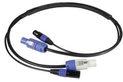 Blizzard Powercon Plus 3-PIN Dmx Combo Cable 3FT - New