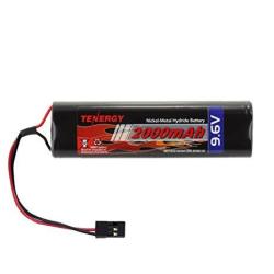 Tenergy Nimh Receiver Battery Pack With Hitec Connectors 9.6V 2000MAH High Capacity Futaba Battery Pack Square NT8S600B Rechargeable Battery Pack For Rc Receivers Airplanes