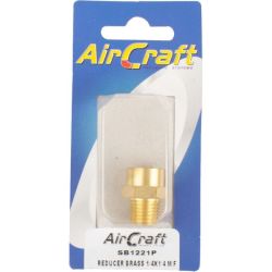 Aircraft - Reducer Brass 1 4 X 1 4 M f 1 Piece Pack - 2 Pack