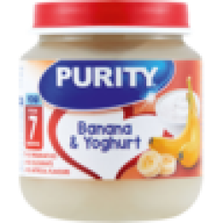 Purity Banana & Yoghurt Baby Food 125ML