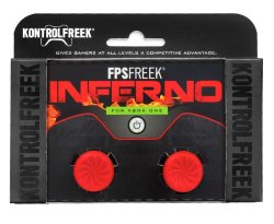 KontrolFreek Fps Freek Inferno For Xbox One Controller Performance Thumbsticks 2 High-rise Concave Red