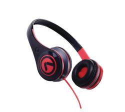Amplify Freestylers Series Aux Headphones- Black red