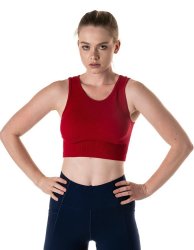 Performance Training Crop Tee - Red - Small