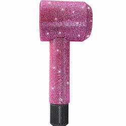 Plafueto Shining Sticker Decals For Dyson Supersonic Hair Dryer Full Body Diamond Cover Waterproof Anti-scratch Accurate Size Protective Film Pink
