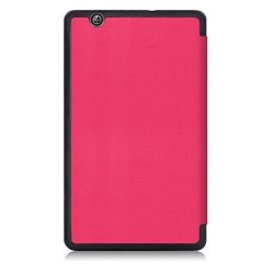 Huawei Mediapad M3 Lite 8" Case Elaco Pu Leather Case With Stand Function For Huawei Mediapad M3 Lite 8.0 Inch Hot Pink