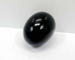 Yoni Egg Natural Black Obsidian Gem Stone Eggs Polished Chlorophane Massage Chakra Healing Reiki Egg App 3648MM