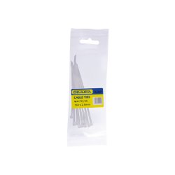 Dejuca - Cable Ties - Natural - 100MM X 2.5MM - 10 PKT - 2 Pack