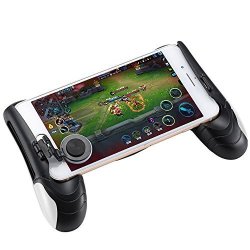 Gaming Handle Sacow For Pubg Game Controller Mobile Joystick Gamepad Ergonomic Design Handle Holder White
