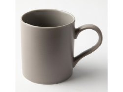 Semi-matte & Glossy Porcelain Mug 350ML Beige