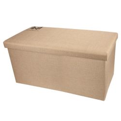 Linen Storage Ottoman Bench Box - Set Of 2