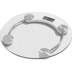 Electronic Round Glass Bathroom Scale