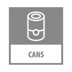 Recycle Bin Decal Cans
