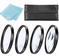 49MM Close-up Filter Set +1 2 4 And +10 Diopters For Canon Eos M6 Eos M50 Eos M100 Mirrorless Digital Camera With Ef 15-45MM Lens