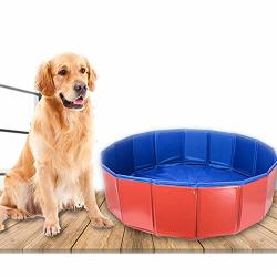 Leowow Pet Foldable Bathtub Pets Swimming Pool Large Dogs Bath Accessories In Summer-large