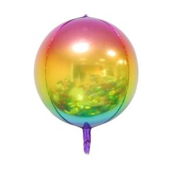 4D Foil Rainbow Balloon