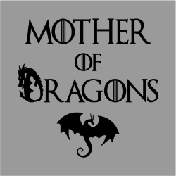 Mother Of Dragons Hoodie Female Grey