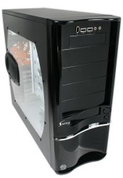 Swing Thermaltake VB6000BWS Atx microatx Mid-tower PC Case With Side Panel Window Black