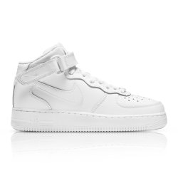 Deals on Nike Junior Air Force 1 Mid Le White Sneaker | Compare Prices ...