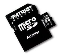 Patriot LX CL10 16GB Micro SDHC Card