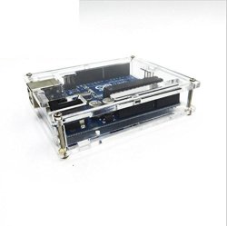 Liliers Uno R3 Case Enclosure Transparent Acrylic Box Clear Cover Compatible For Arduino Uno R3 Case