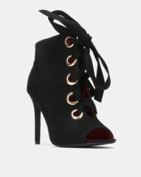Sissy Boy Lace Up Heeled Ankle Boot 