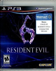 Resident Evil 6 Walmart Exclusive W 3 Pack Of Resident Evil 6 Character Decals