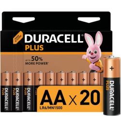 Duracell Plus Aa Alkaline Batteries - 20 Pack