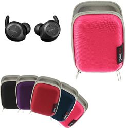 Navitech Pink Hard Carry storage Case Compatible With The Jabra Elite Sport