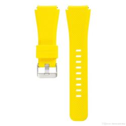Sports Watch Strap 20MM For Samsung Huawei Garmin Lg-yellow