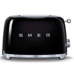 Smeg Black 50'S Retro Style 2 Slice Toaster