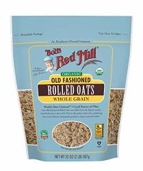 Bob's Red Mill Organic Old Fashioned Rolled Oats 32-OUNCE Pack Of 1