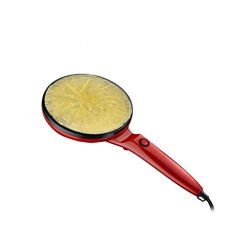 Anyren Portable Electric Crepe Maker With Non-stick Coating Round MINI Frying Pan Fry Egg Pancake Pot For Crepes Blintzes Pancakes Bacon