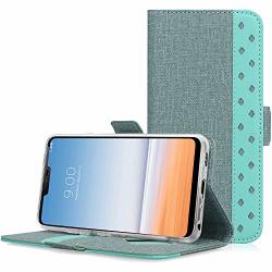 Procase LG G7 Wallet Flip Case LG G7 Thinq Case Folio Folding Wallet Case Flip Cover Protective Case For LG G7 Thinq 2018 With