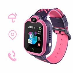 Kids Smart Watch Phone For Kids Waterproof Smart Watch Touch Screen Smartwatch Phone With Gps Camera Sos Call Alarm Clockvoice Chatting Games Christmas Birthday