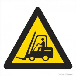 Forklift Hazard Safety Sign WW20