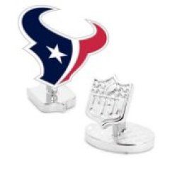 Nfl Mens Palladium Houston Texans Cufflinks New With Gift Box Pd-tex-pp